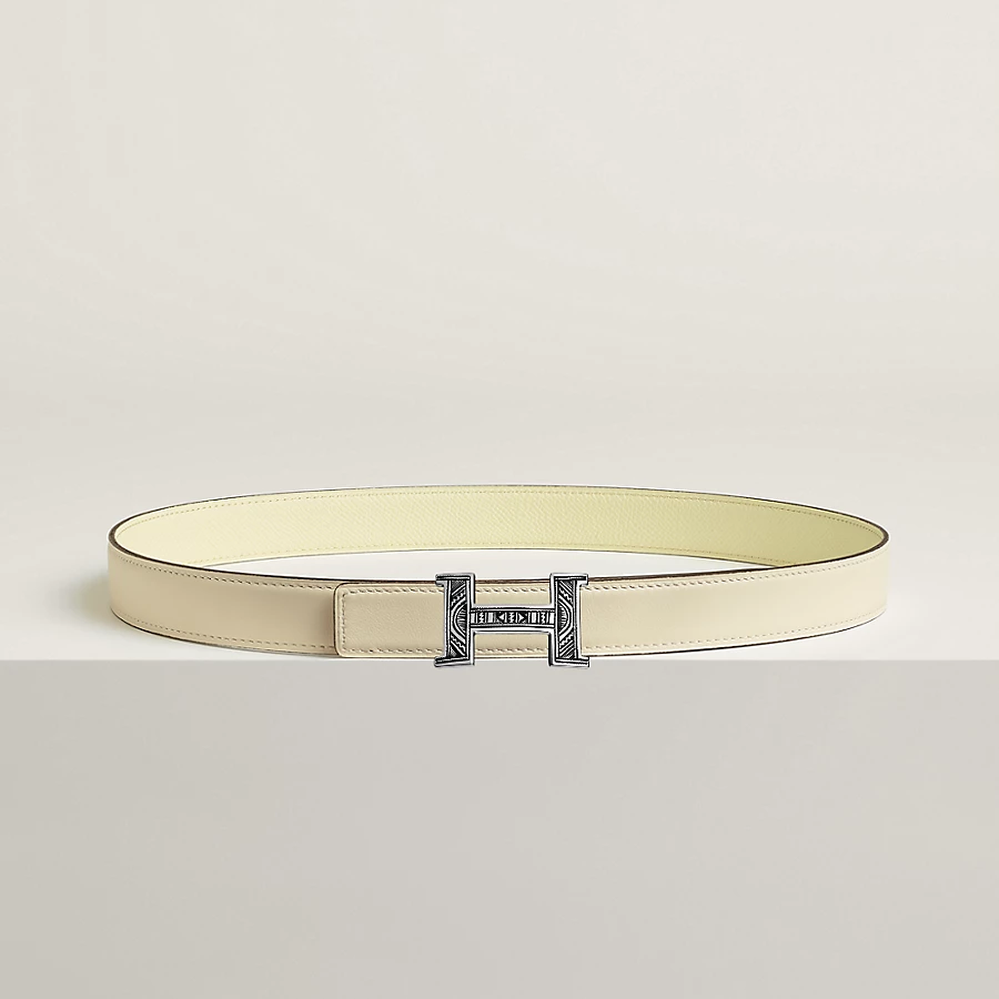 Mini Constance Touareg belt buckle & Reversible leather strap 24 mm - Image 1